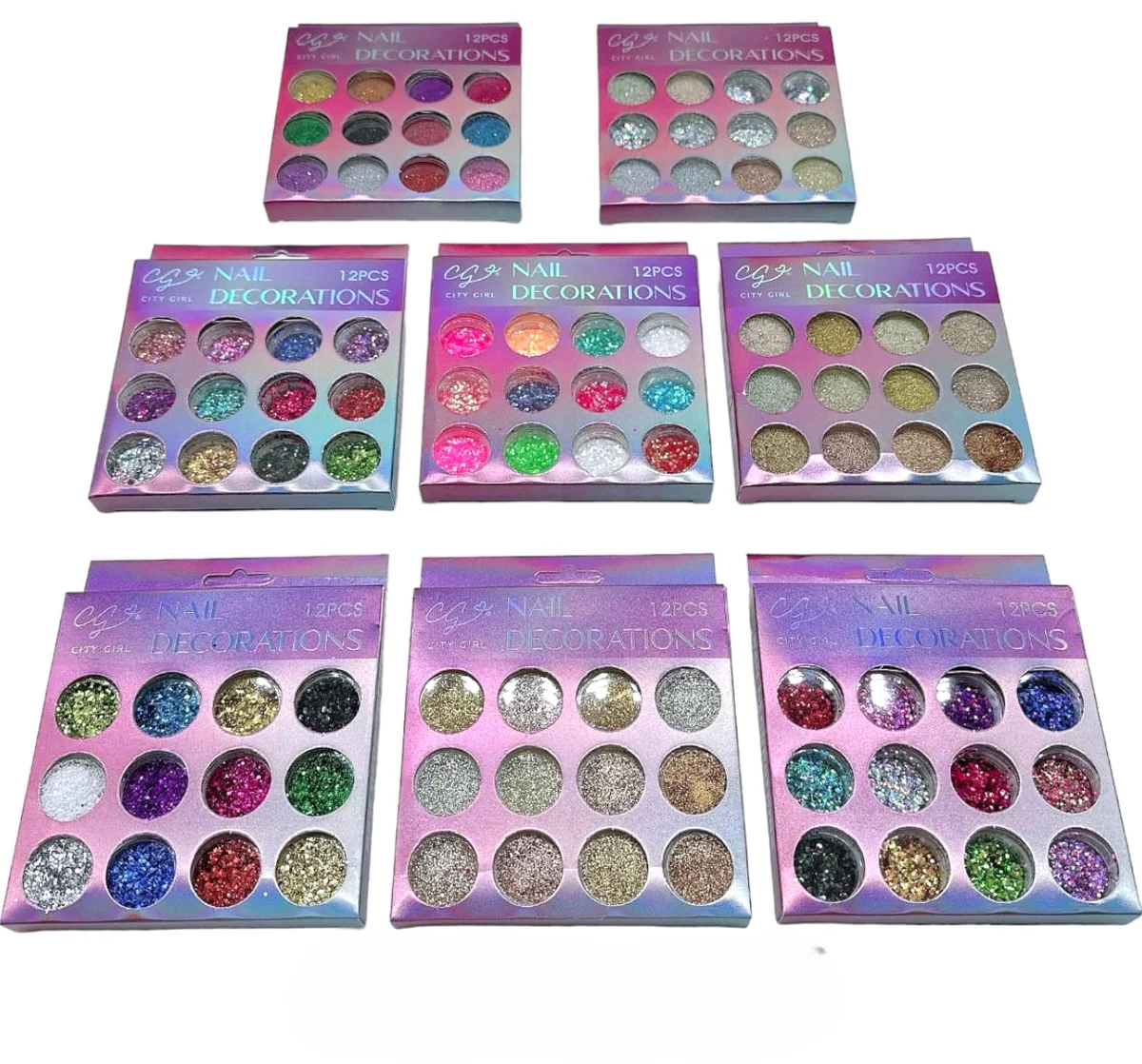 CITY GIRL POLVOS UÑAS 12 PCS