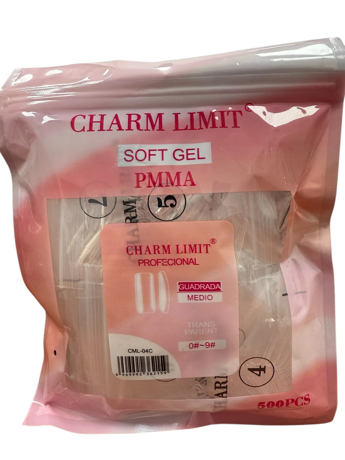 CHARM LIMIT SOFT GEL 500 PCS