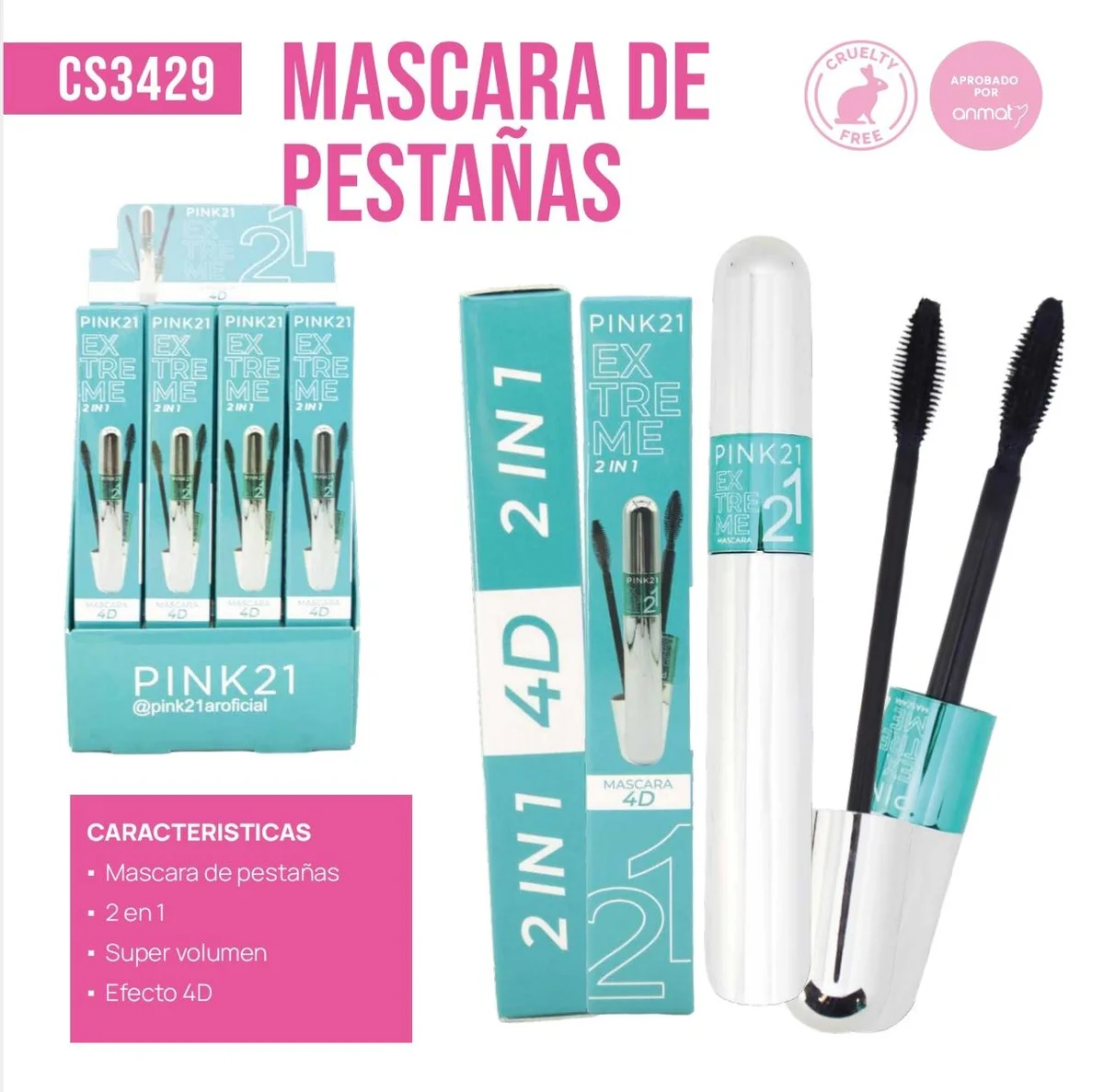 C*12 MASCARA PINK21