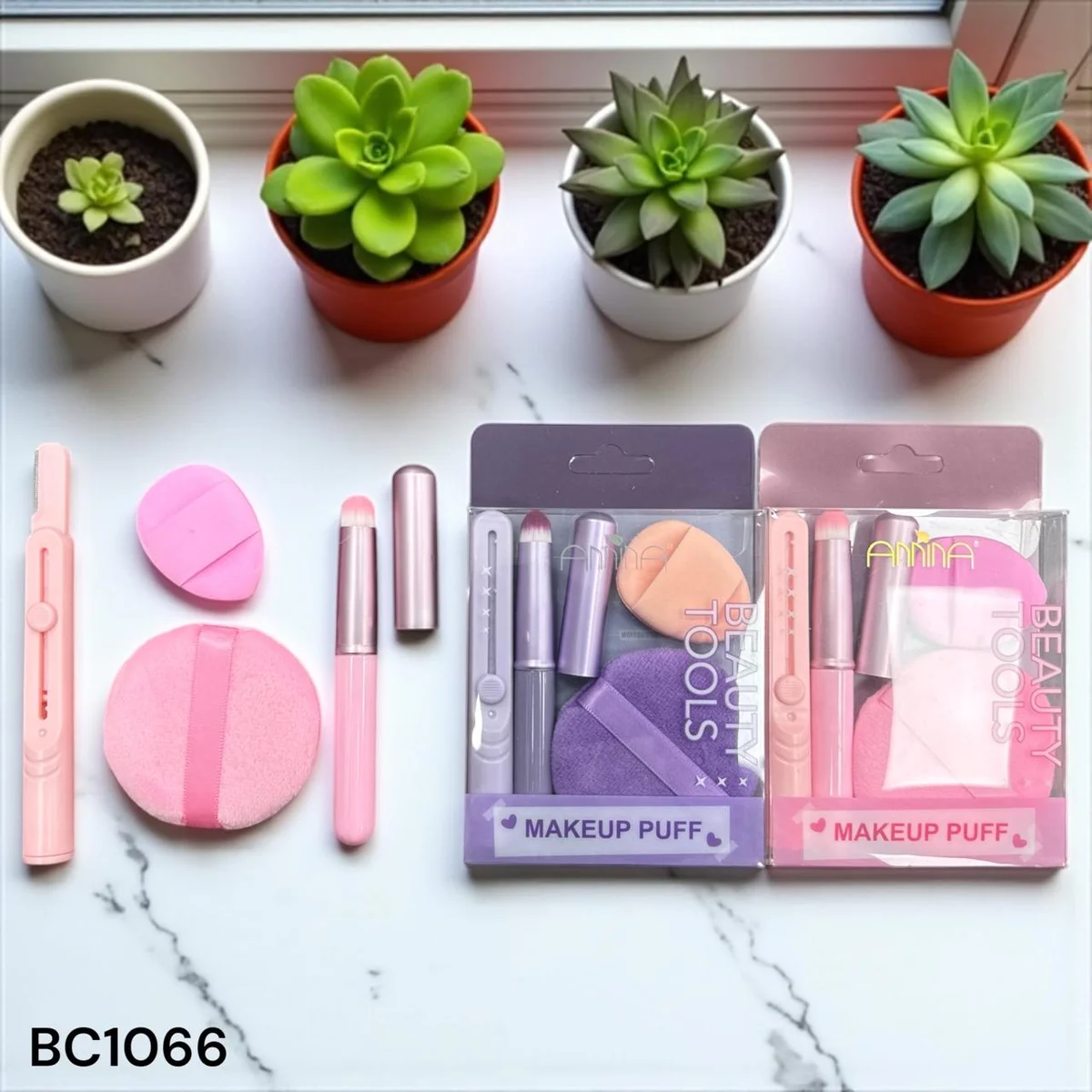 ANNINA ESPONJA Y BROCHAS