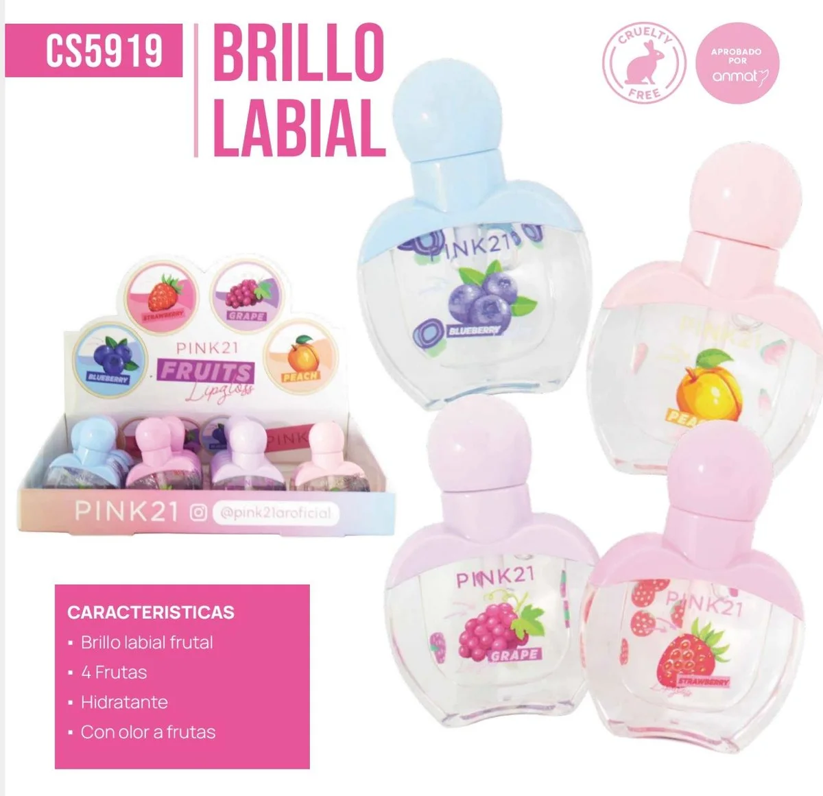 C*24 LIP GLOSS PINK21