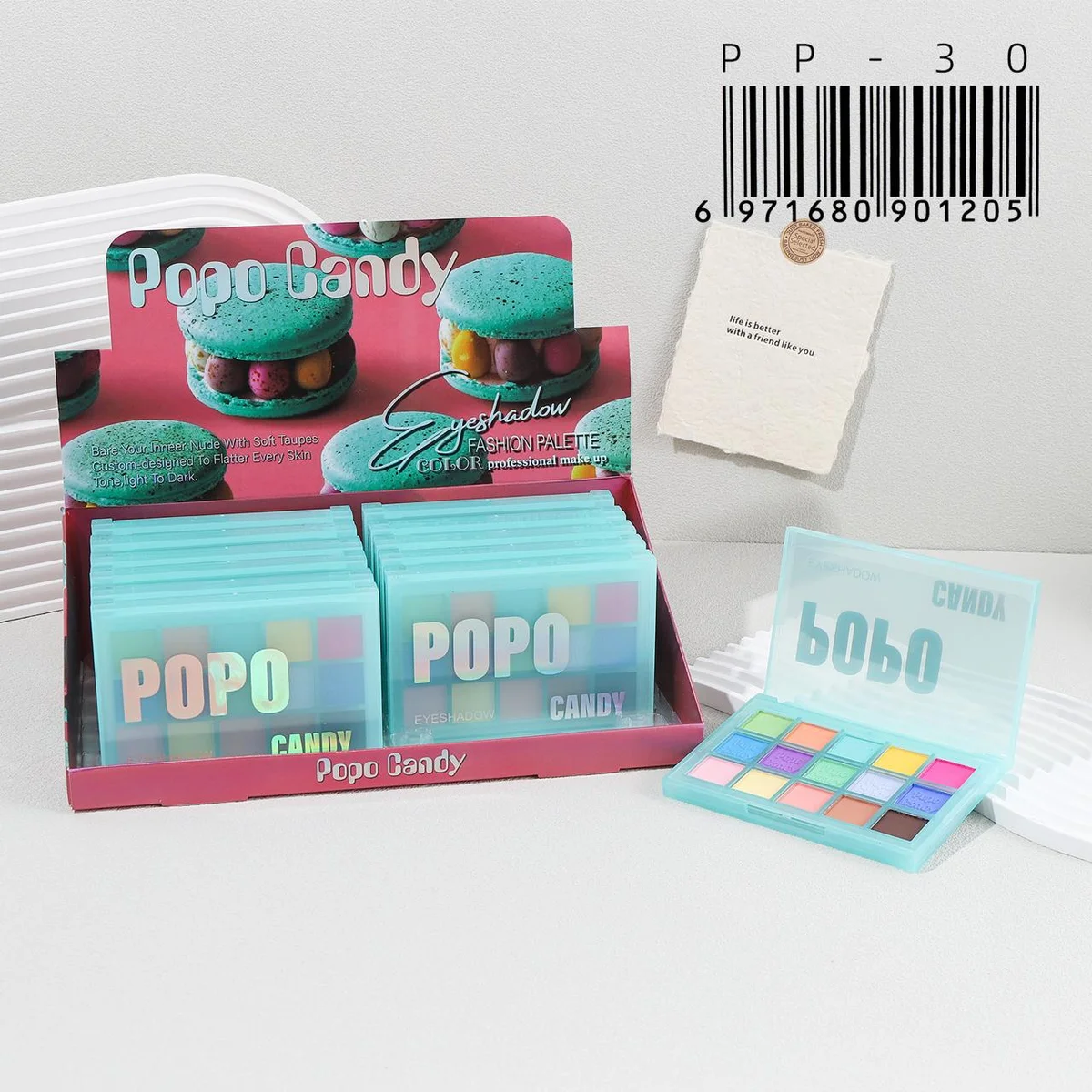 C*12 PELETA DE SOMBRA PASTEL POPO CANDY