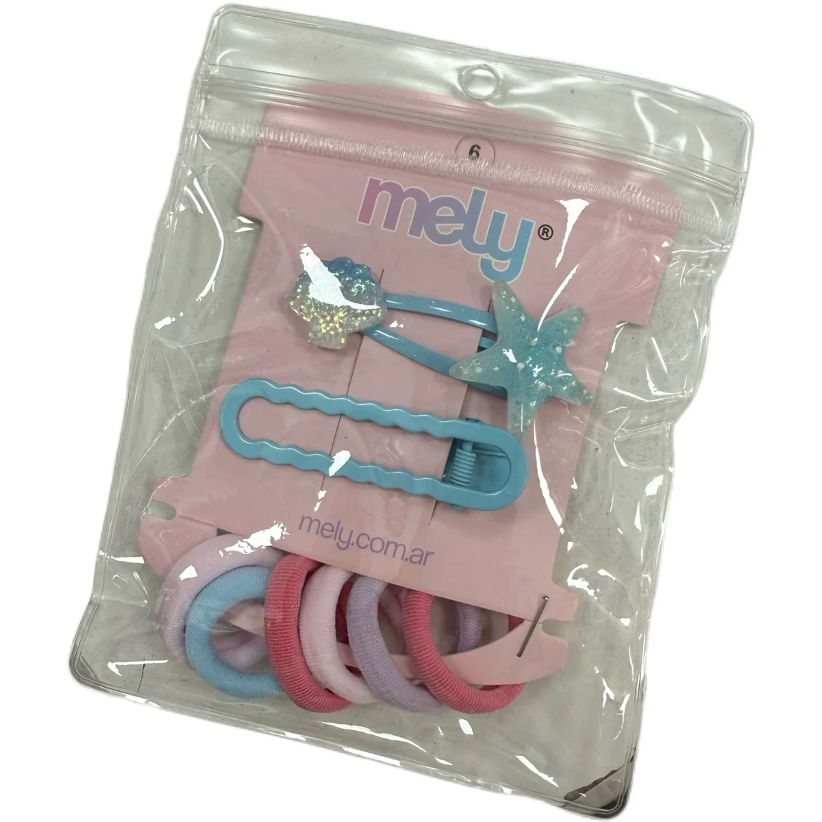 C*20 CLIP/COLITA PELO COLORES PASTELES MELY